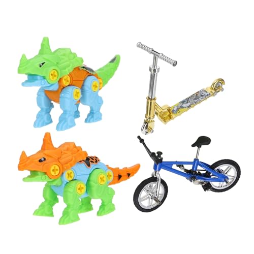 DIKACA Miniatur-fahrradspielzeug Finger-Scooter Fingerspielzeug Dinosaurier-Modell Für Den Schreibtisch Fingersportspielzeug Kinderspiel Und Dekoration von DIKACA
