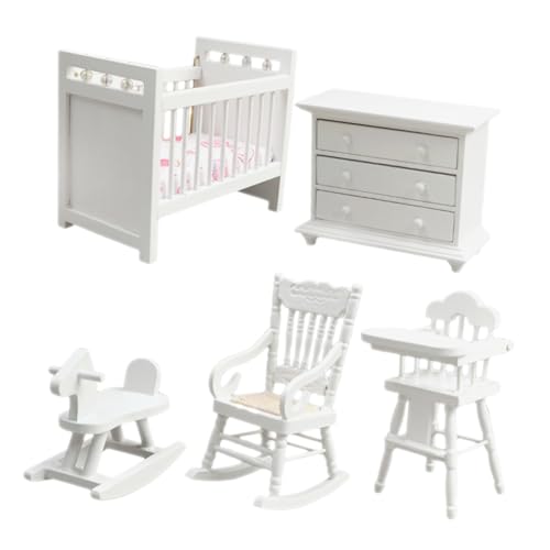 DIKACA Mini-möbelset Für Jungen Und Mädchen 1 Set Puppenhaus-miniaturmöbel Miniatur-nachttisch Spielzeugzimmer-Dekoration Miniaturmodelle Sicher Für Jungen Und Mädchen von DIKACA