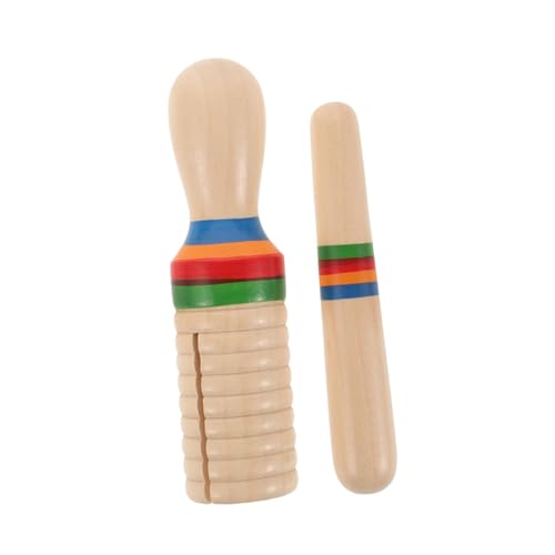 DIKACA 1 Set Pädagogisches Musikspielzeug Einzelgewinde Ring Schlaginstrument Pädagogisches Instrument Sound Tube Holz Musikinstrument Bambus Beige DIKACA 1 Set Pädagogisches Musikspielzeug Einzelgewinde Ring Schlaginstrument Pädagogisches Instrument Sound Tube Holz Musikinstrument Bambus Beige von DIKACA
