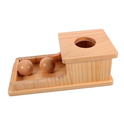 DIKACA 1 Set Pitching Box Für Die Früherziehung Babyboxen Für Kleinkinder Kinderspielzeug Kindersportspielzeug Frühpädagogisches Kognitives Kinderspielzeug Kinderballbehälter von DIKACA