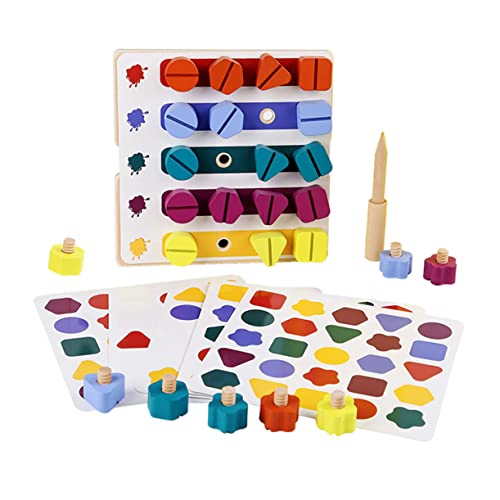 DIKACA 1 Set Schrauben Puzzle Für Lernspielzeug Zur Der Kognitiven Fähigkeiten Montessori Für Kreative Entfaltung Und Geschicklichkeit Geeignet Für Jungen Und ädchen DIKACA 1 Set Schrauben Puzzle Für Lernspielzeug Zur Der Kognitiven Fähigkeiten Montessori Für Kreative Entfaltung Und Geschicklichkeit Geeignet Für Jungen Und ädchen von DIKACA