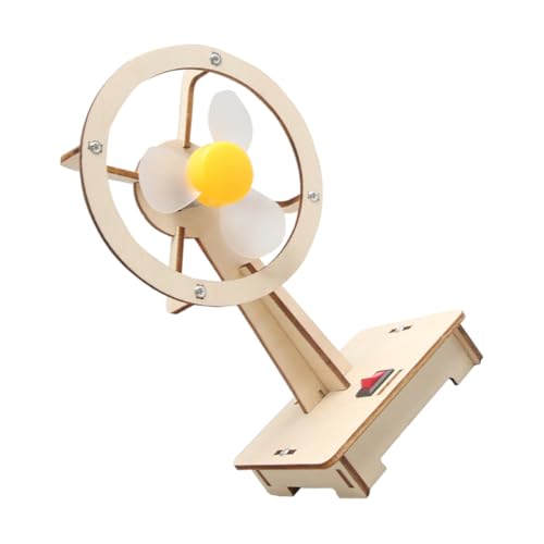 DIKACA 1 Set Selbstgemachtes Fan Konstruktionsspielzeug Für Kinderspielzeug Wissenschaftsbaukasten Stammspielzeug Mädchenspielzeug Solarbetriebene Spielzeugroboter Magnetische von DIKACA