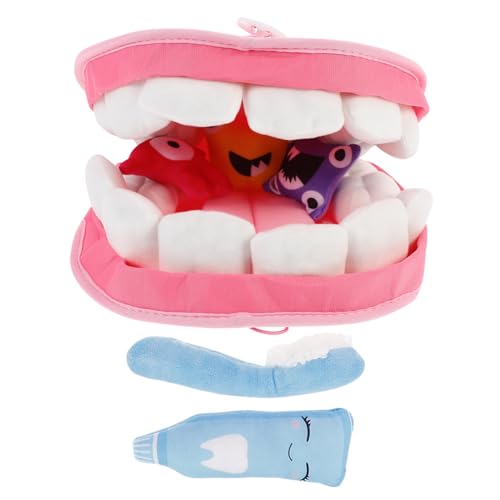 DIKACA 1 Set Zahnpflege Für üsch Zähne Lernspielzeug Aus Für Vorschulkinder Rollenspielzeug Zur Frühzeitigen Mundhygiene Und Zahnerkennung DIKACA 1 Set Zahnpflege Für üsch Zähne Lernspielzeug Aus Für Vorschulkinder Rollenspielzeug Zur Frühzeitigen Mundhygiene Und Zahnerkennung von DIKACA