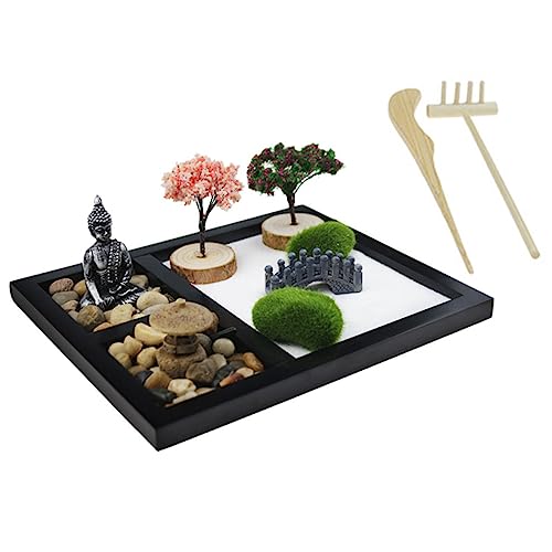 DIKACA 1 Set Zen Sandtisch Hausdekor Zubehör Mini Gartendekoration Heimdekoration Büro Terrarium Dekoration Meditationszubehör Dekorationen Zen Garten Set Sandkasten Schmuck DIKACA 1 Set Zen Sandtisch Hausdekor Zubehör Mini Gartendekoration Heimdekoration Büro Terrarium Dekoration Meditationszubehör Dekorationen Zen Garten Set Sandkasten Schmuck von DIKACA