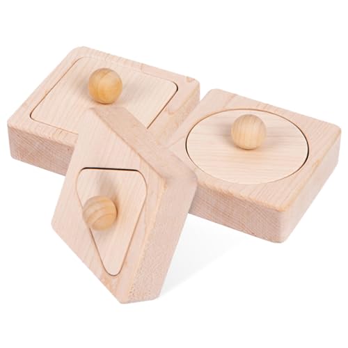 DIKACA 1 Set Zum Zuordnen Geometrischer Formen Bausteine ​​Für Kleinkinder Sortierspielzeug Für Formspielzeug Für Geometrisches Blockspielzeug Geometrie Formsortierblöcke Aus von DIKACA