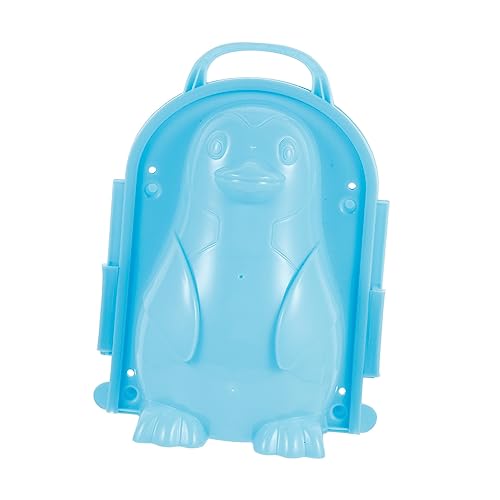 DIKACA 1 Stück Cartoon-Pinguin-Schnee-Modell Schneeball Schneeförmchen für im Freien winterspielzeuge Werkzeug zur Schneebekämpfung Schneemann-Clip- Plastik Blue DIKACA 1 Stück Cartoon-Pinguin-Schnee-Modell Schneeball Schneeförmchen für im Freien winterspielzeuge Werkzeug zur Schneebekämpfung Schneemann-Clip- Plastik Blue von DIKACA
