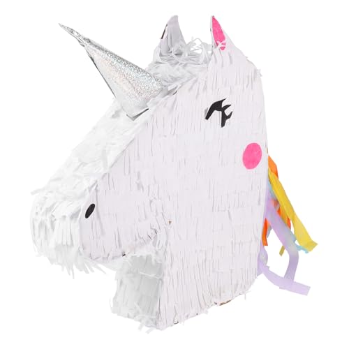 DIKACA Kinderspielzeug 1 Stück Einhorn Pinata Weiß Sommergeschenk Babyspielzeug von DIKACA