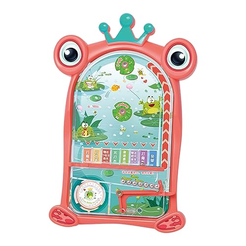 DIKACA 1 Stück Fun Flipperautomat Desktop-Flipper interaktives kinderspielzeug Kreatives Desktop kinderknallzeug Cartoon-Flipper Flipperautomat für Abs Rosa von DIKACA