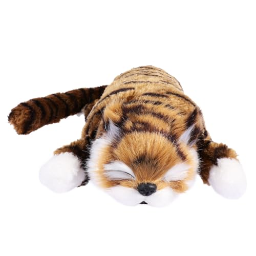 DIKACA 1 Stück Plüschpuppe Plüschkatzenpuppe Plüschverzierung Dark Brown DIKACA 1 Stück Plüschpuppe Plüschkatzenpuppe Plüschverzierung Dark Brown von DIKACA