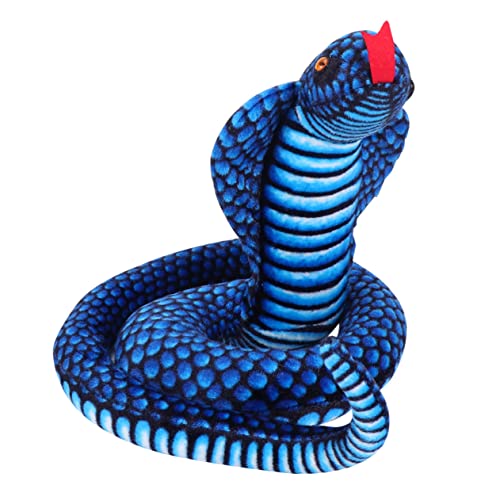 DIKACA 1 Stück -Puppe Plüschschlange Halloween-Schlange Falsche Schlange Blue Pp Baumwolle DIKACA 1 Stück -Puppe Plüschschlange Halloween-Schlange Falsche Schlange Blue Pp Baumwolle von DIKACA
