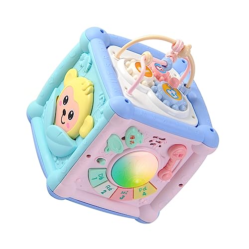 DIKACA 1 Stück Puzzle-Sound und leichte sechsseitige Trommel interaktives hühner Educational Toys Geometrie Match - pädagogisches Abs Colorful DIKACA 1 Stück Puzzle-Sound und leichte sechsseitige Trommel interaktives hühner Educational Toys Geometrie Match - pädagogisches Abs Colorful von DIKACA