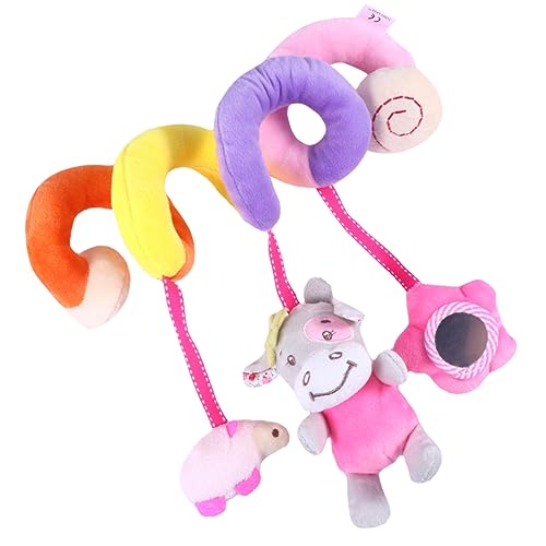 DIKACA 1 Stück Rasselspielzeug zum Aufhängen für Babys Auto Animal Toys autozubehör Accessoires glowingtoys Spiral Kinderwagen Autositz Rassel DIKACA 1 Stück Rasselspielzeug zum Aufhängen für Babys Auto Animal Toys autozubehör Accessoires glowingtoys Spiral Kinderwagen Autositz Rassel von DIKACA