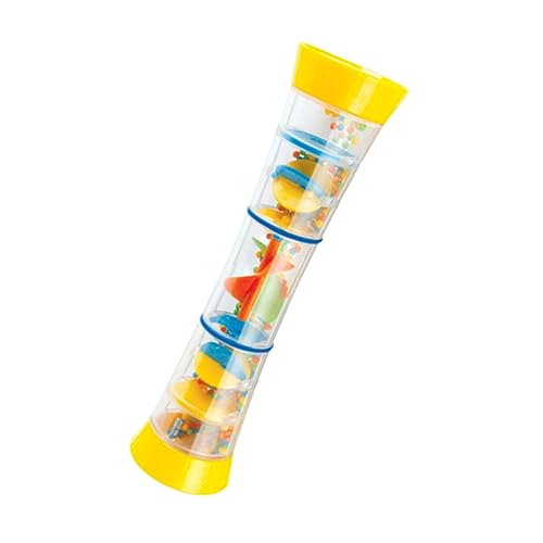DIKACA 1 Stück Regentelefon Rotierendes Trainingsspielzeug Schnappen Entzückendes Kaleidoskop Schnapp Dir EIN Trainingsspielzeug Kaleidoskop Rotierend Handglocke Yellow Plastik von DIKACA