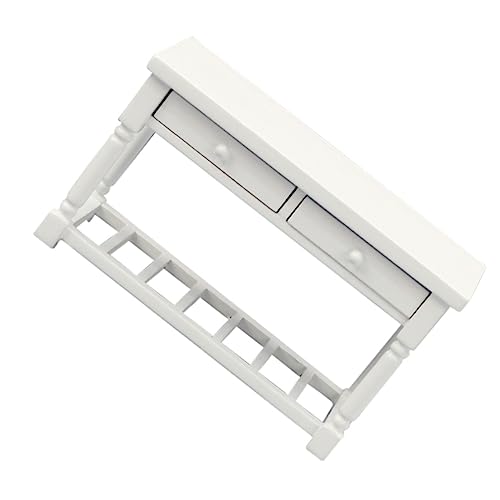 DIKACA 1 Stück Weißer Holztisch Kleiner Computertisch Puppenhaus Schreibtisch Möbel Heim Mini Desktop Ornament Holztisch Tischmodell Spielhaus Zubehör Birke DIKACA 1 Stück Weißer Holztisch Kleiner Computertisch Puppenhaus Schreibtisch Möbel Heim Mini Desktop Ornament Holztisch Tischmodell Spielhaus Zubehör Birke von DIKACA