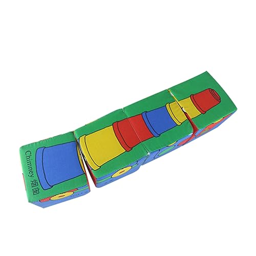 DIKACA 1 Stück Zusammengebaute Bausteine entwicklung Plush Toy bausteine Kinderzimmer plushbit Stoffkunstblöcke Kinderspielzeug Baumwolle Colorful von DIKACA
