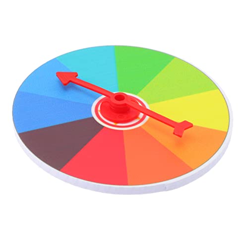 DIKACA 1 Stück interaktives Fasching Spiele Matches Toy Gewinnspiel Planke Sich drehendes Preisrad Wandspiel-Plattenspieler Lernspielzeug für Schaum Colorful von DIKACA