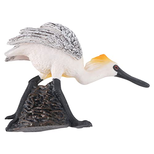 DIKACA 1 Stück künstlicher Vogel für kinderspielzeug Toys spielzeuge für wohnraumdeko Simulationsvogeldekore Vogelmodell Tiermodell-Statue Plastik Weiß von DIKACA