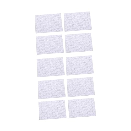 DIKACA 10 Blatt Wärme Übertragungs Puzzle Wärmeübertragungspuzzle Selber Machen Weiß Papier von DIKACA