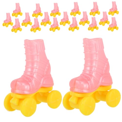 DIKACA 10 Paar Rollschuhe Tiny House Zubehör Puppenzubehör Puppen Skating Werkzeug Mini Rollschuhe Für Puppen Rollschuhe Für Puppendekor Miniatur Rollschuh Kunststoff Rosa DIKACA 10 Paar Rollschuhe Tiny House Zubehör Puppenzubehör Puppen Skating Werkzeug Mini Rollschuhe Für Puppen Rollschuhe Für Puppendekor Miniatur Rollschuh Kunststoff Rosa von DIKACA