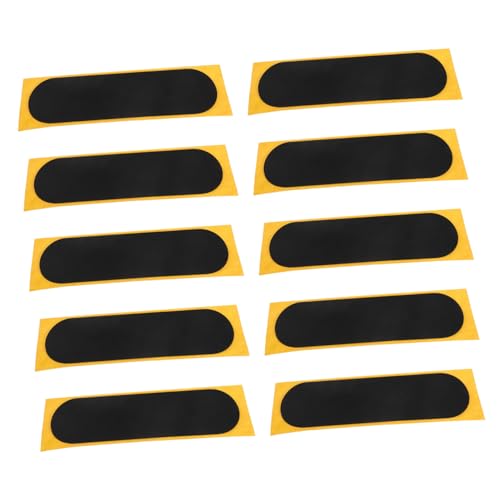 DIKACA 10 Stück Anti-rutsch-Aufkleber Für Die Fingerkuppen Finger-Skateboard-bänder Greifband Finger-Skateboard-Aufkleber Schaum Zubehör Doppelseitiges Klebeband Black von DIKACA