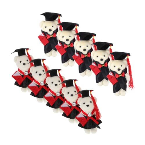 DIKACA 10 Stück DIY Bouquet Material Mini tragen Stand Kindergarten Abschlussbär Masse Bären Grad Bär Tiny Abschlussgefüllungsspielzeug Kleiner Abschlussbär Schaum Black DIKACA 10 Stück DIY Bouquet Material Mini tragen Stand Kindergarten Abschlussbär Masse Bären Grad Bär Tiny Abschlussgefüllungsspielzeug Kleiner Abschlussbär Schaum Black von DIKACA