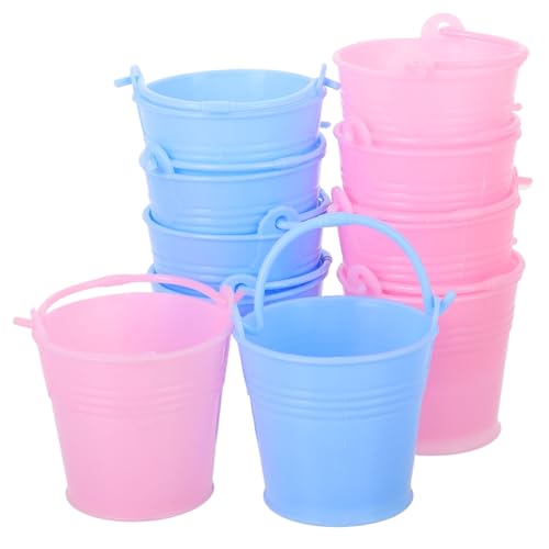 DIKACA 10 Stück Eimer Mini Kübel mit Griff für Puppenhaus Bastelprojekte und Partytüten für Kinderzimmer und Kreative Spielumgebungen DIKACA 10 Stück Eimer Mini Kübel mit Griff für Puppenhaus Bastelprojekte und Partytüten für Kinderzimmer und Kreative Spielumgebungen von DIKACA