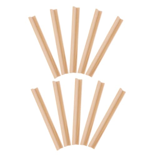 DIKACA 10 Stück Holz-Domino-tabletts, Holz-Domino-Racks, Domino-Halter Für Domino-Fliesen DIKACA 10 Stück Holz-Domino-tabletts, Holz-Domino-Racks, Domino-Halter Für Domino-Fliesen von DIKACA