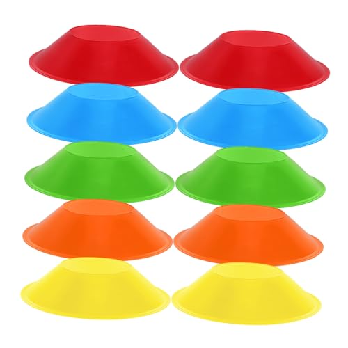 DIKACA 10er-Pack Fußball-disc- Kunststoff-fußball-Basis Für Sport- Display-ständer von DIKACA
