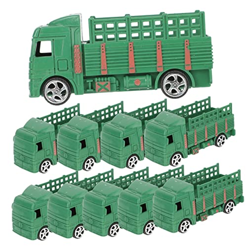 DIKACA 10 Stück -LKW- LKWs für Mini Auto Soldaten Figuren Soldaten Soldaten Figurine Militärauto-Ornament Militärautodekoration Plastik Olive Green DIKACA 10 Stück -LKW- LKWs für Mini Auto Soldaten Figuren Soldaten Soldaten Figurine Militärauto-Ornament Militärautodekoration Plastik Olive Green von DIKACA