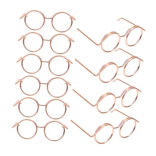 DIKACA 10 Stück Mini Brillen Brillen Mini Rahmen Brillen Für Heimwerkerbedarf Mini Puppenbrillen Zum Basteln Puppen Ankleide Requisiten Miniatur Brillen Requisiten DIKACA 10 Stück Mini Brillen Brillen Mini Rahmen Brillen Für Heimwerkerbedarf Mini Puppenbrillen Zum Basteln Puppen Ankleide Requisiten Miniatur Brillen Requisiten von DIKACA