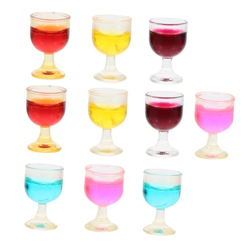 DIKACA 10 Stück Mini Weinglas Dekorativer Miniaturen Kelch Mini- -Foto-Requisiten Simulierte Miniatur-weinbecher Puppenhaus Kelch Gefälschte Miniatur-weinbecher Puppenhaus Tasse PVC DIKACA 10 Stück Mini Weinglas Dekorativer Miniaturen Kelch Mini- -Foto-Requisiten Simulierte Miniatur-weinbecher Puppenhaus Kelch Gefälschte Miniatur-weinbecher Puppenhaus Tasse PVC von DIKACA
