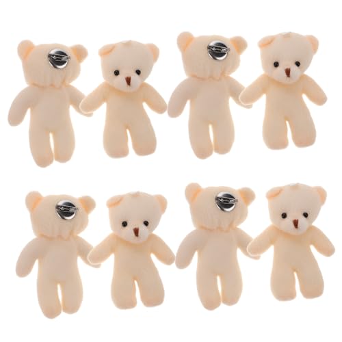 DIKACA 10 Stück Mini-bärenspielzeug Schlüssel Stofftiere Knuddelig Tragen Wenn Frauen Brosche Miniatur Realistisch Winzig Ausgestopft Kuscheltiere Für Mädchen Klein Bob Pp Baumwolle Weiß DIKACA 10 Stück Mini-bärenspielzeug Schlüssel Stofftiere Knuddelig Tragen Wenn Frauen Brosche Miniatur Realistisch Winzig Ausgestopft Kuscheltiere Für Mädchen Klein Bob Pp Baumwolle Weiß von DIKACA