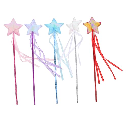 DIKACA 10 Stück Teiliges von Zauberstäben für Fünfzackige Sternen Fee für Halloween Cosplay und Rollenspiele Kreatives Partyzubehör für Lustig DIKACA 10 Stück Teiliges von Zauberstäben für Fünfzackige Sternen Fee für Halloween Cosplay und Rollenspiele Kreatives Partyzubehör für Lustig von DIKACA
