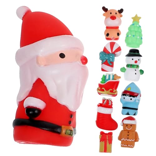 DIKACA 10 Stück Weihnachts- Weihnachts Figuren weihnachtsfigur Urlaub Fingerpuppen weihnachtliche Fingerpuppen Fingerspielzeug für Marionetten Vinyl DIKACA 10 Stück Weihnachts- Weihnachts Figuren weihnachtsfigur Urlaub Fingerpuppen weihnachtliche Fingerpuppen Fingerspielzeug für Marionetten Vinyl von DIKACA