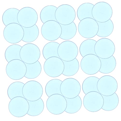 DIKACA 100 Stück Bingo Chips Mathematik Zähler Zählchips Zähler Für Spiele Spielmarken Spielmarken Scheibe Bingo Marker Blaues Acryl von DIKACA