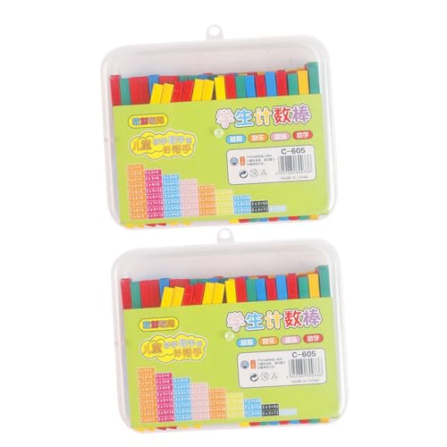DIKACA 100 Stück Farbzählstab aufklärung holzspielsachen Compute Stick Educational Toys Zählstäbe Mathematik Stöcke zählen arithmetische Zählstange Stangen zählen von DIKACA