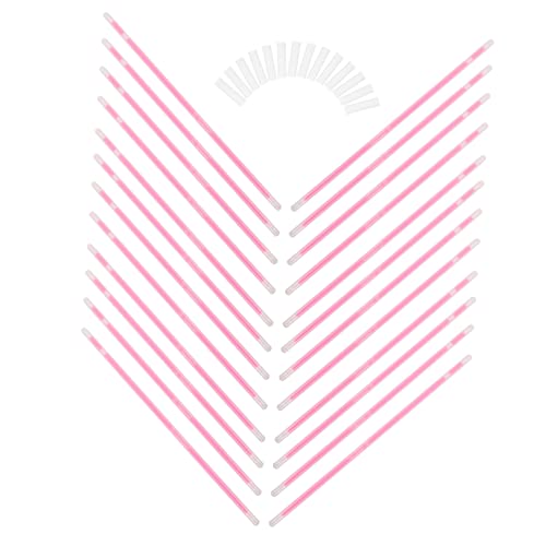DIKACA 100 Stück Rosa Leuchtstäbe Mini Dekorationen Lichtschwert Gastgeschenk Für Foto Requisite Fluoreszierendes Leuchtendes Leuchtende Armbänder Aus Kunststoff von DIKACA