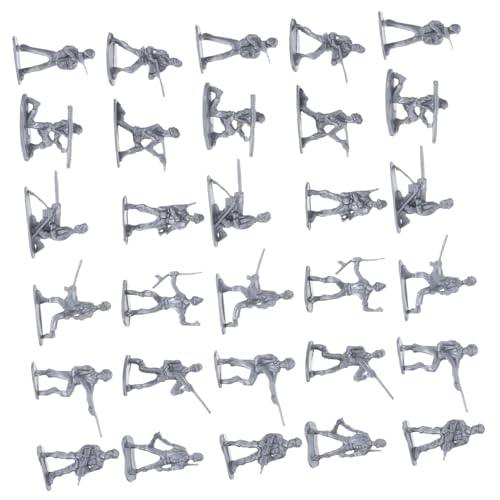 DIKACA 100 Stück Miniatur-Soldaten Realistische Mini-Figuren Für Jungen Und Mädchen Sandtisch-Dekoration von DIKACA