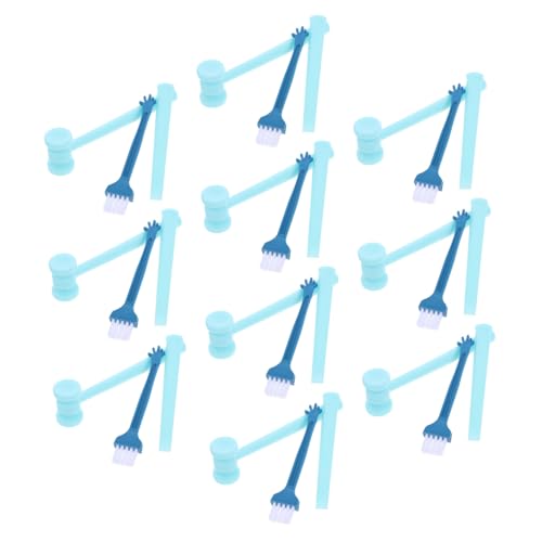 DIKACA 10Sätze DIY Ausgrabungsset Für Teiliges Set Mit Hammer Meißel Und Pinsel Lernspielzeug Für Jungen Und Leichtes Tragbares Kunststoffwerkzeug Für Kreative Entdeckungen von DIKACA