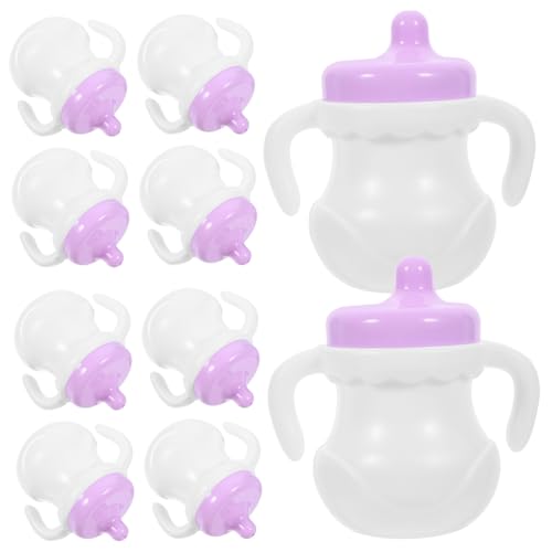 DIKACA 10St Babyflasche Saftflaschen für Babypuppen Zubehör für Babypuppen spaß The Pleasure puppenaugen Babyspielzeug Miniatur-Puppenflaschen Mini-Saftflaschen Cosplay Geschenk Werkzeug von DIKACA