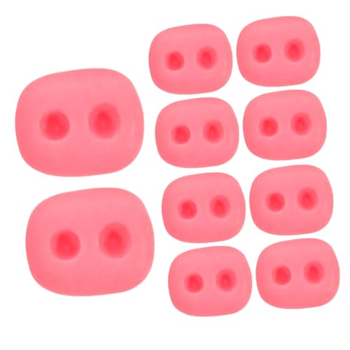 DIKACA 10St Puppenschweinehörer -Zubehör interaktives Miniatursachen Minispielzeug für Mädchen kniffliges kleine Spielsachen winzige Spielsachen Plastik Rosy von DIKACA