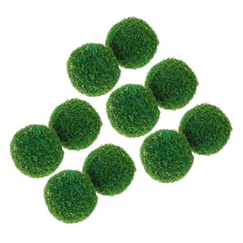 DIKACA 10Stücke Ball Künstliche Vegetation Für Sandtisch Mikro Landschaft Und Miniaturgarten Leichtgewichtiges DIY Dekorationsmaterial von DIKACA