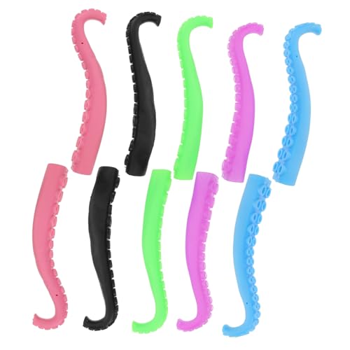 DIKACA 10Stücke Kunststoff Fingerspitzen Kreative Octopus Tentakel Fingerpuppen Für Zufällige Farben Für Fingeraktivitäten Und Party Gefälligkeiten DIKACA 10Stücke Kunststoff Fingerspitzen Kreative Octopus Tentakel Fingerpuppen Für Zufällige Farben Für Fingeraktivitäten Und Party Gefälligkeiten von DIKACA
