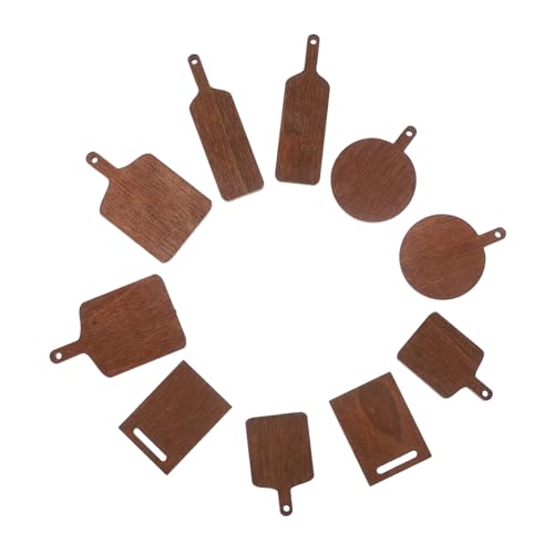 DIKACA 10Stücke Schneidebrett Teiliges Holzspielzeug Für Puppenhäuser Küchendekoration Und Kreative Szenen Für DIY Projekte Und Kinderhandwerk DIKACA 10Stücke Schneidebrett Teiliges Holzspielzeug Für Puppenhäuser Küchendekoration Und Kreative Szenen Für DIY Projekte Und Kinderhandwerk von DIKACA