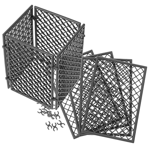 DIKACA 12 Blatt Baustein Wand Zubehör Kinderspielzeug Zaun Spielzeughaus Mini- Bausteine für Kleinkinder Für Kleinkinder Statisches Szenenspielzeug Grey Abs DIKACA 12 Blatt Baustein Wand Zubehör Kinderspielzeug Zaun Spielzeughaus Mini- Bausteine für Kleinkinder Für Kleinkinder Statisches Szenenspielzeug Grey Abs von DIKACA