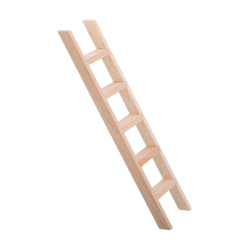 DIKACA Handgefertigte Holzleiter 1:12 Mini-puppenhausmöbel Für Dekoration Und Spiel von DIKACA