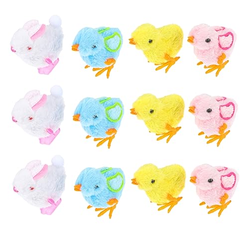 DIKACA 12 Stück Aufzieh kinderspielzeug für Wind-up Plush Toy Springendes Uhrwerk- Uhrwerkspielzeug für frühes Lernen für Plüschstoffe DIKACA 12 Stück Aufzieh kinderspielzeug für Wind-up Plush Toy Springendes Uhrwerk- Uhrwerkspielzeug für frühes Lernen für Plüschstoffe von DIKACA