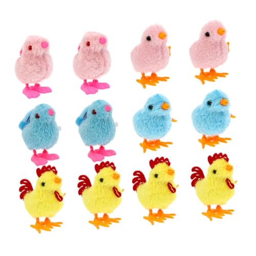 DIKACA 12 Stück Aufzieh tierisches Küken aufziehen Aufziehspielzeug für Kaninchen Uhrwerksspielzeug zum Aufwachen Plüsch Zufällige Farbe DIKACA 12 Stück Aufzieh tierisches Küken aufziehen Aufziehspielzeug für Kaninchen Uhrwerksspielzeug zum Aufwachen Plüsch Zufällige Farbe von DIKACA