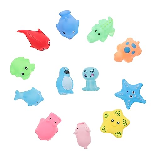 DIKACA 12 Stück Badespielzeug Für Badewanne Poolspielzeug Für Babys Badespielzeug Für Tiere Schwimmendes Badespielzeug Vinyl DIKACA 12 Stück Badespielzeug Für Badewanne Poolspielzeug Für Babys Badespielzeug Für Tiere Schwimmendes Badespielzeug Vinyl von DIKACA