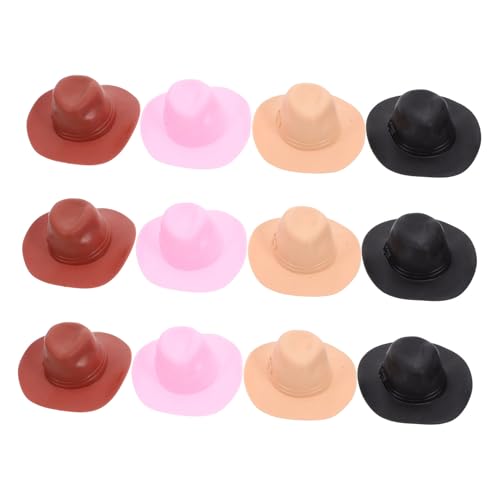 DIKACA 12 Stück Cowboyhutspielzeug DIY-Bastelmützen-Requisite zarte kleine Hüte austauschbare Mini-Hüte Hutminiatur kleine hüte Kleine Hüte zum Selbermachen entzückende hüte Plastik DIKACA 12 Stück Cowboyhutspielzeug DIY-Bastelmützen-Requisite zarte kleine Hüte austauschbare Mini-Hüte Hutminiatur kleine hüte Kleine Hüte zum Selbermachen entzückende hüte Plastik von DIKACA